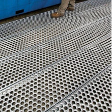 Perf-O Grip Safety Metal Grating Galvanized Steel Bar Grating Walkway Platform